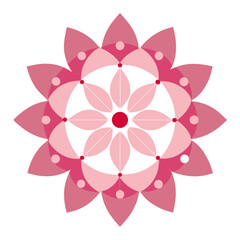 Delicate Dot-Pattern Mandala with Layered Rhythm