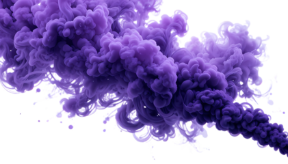 Purple Smoke Explosion PNG