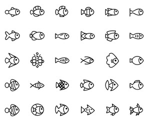 Charming cartoon illustration of a vibrant tropical fish presented as a distinct graphic element perfect for aquatic themes and ocean related designs