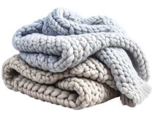 Cozy Knit Blanket 3D Illustration