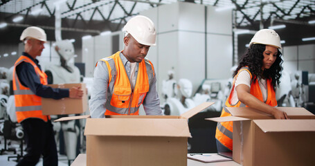 African American Engineer Supervises Diverse Team