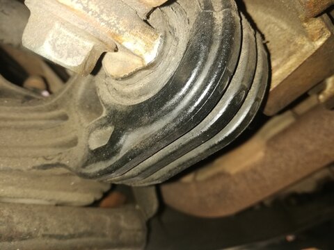 Undercarriage suspension service showing bush, engine mountings, stabilizer link, tie rod, lower arm, and rack end components