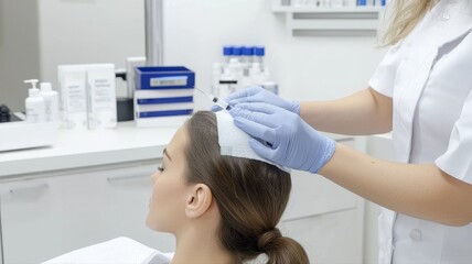 Scalp Injection Procedure for Hair Growth and Health in Clinic health procedure scalp injection care