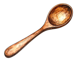 Wooden Spoon Illustration