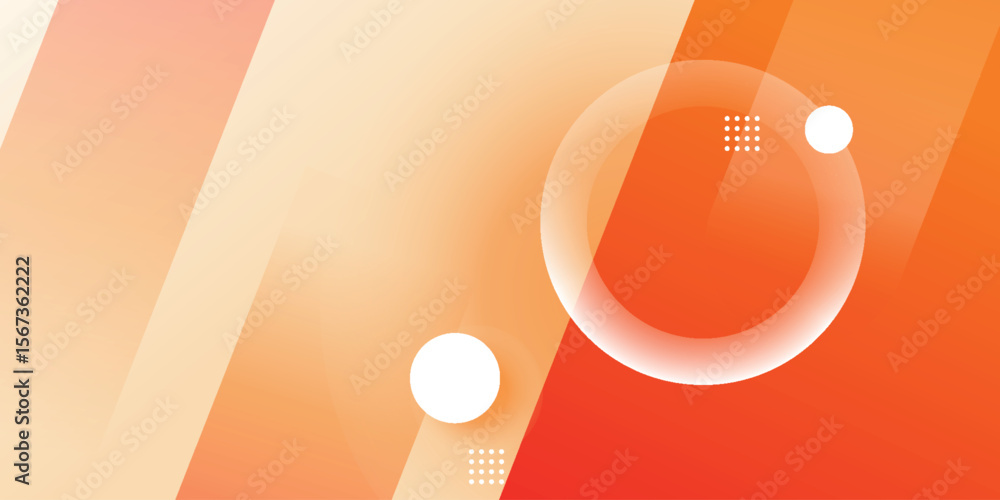 Poster abstract orange background with diagonal lines. dynamic shapes composition. design illustration for 