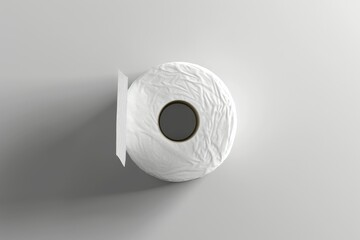 High Quality Visual of Flat Lay Toilet Paper Roll Loose