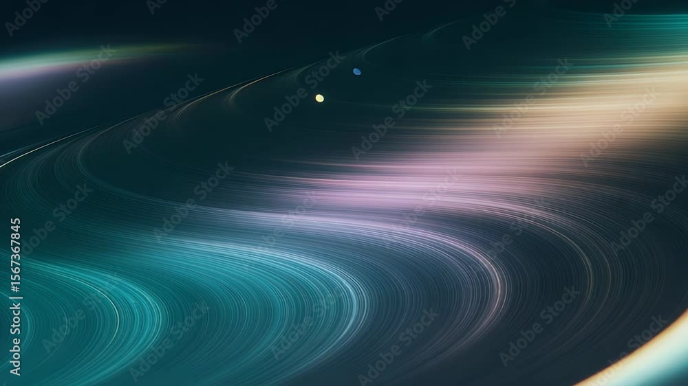 Poster celestial dance of light and color: witness a mesmerizing display of light and color in a cosmic bal
