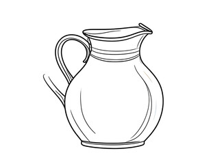 Water Pitcher Illustration