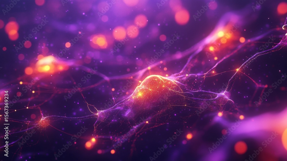 Poster abstract digital network energy flow technology background abstract digital energy network flow line