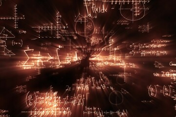 Illustration of mathematical problems with solution