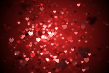 Digitally generated Valentines heart design