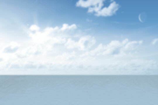 Fototapeta Tranquil view of sea against sky
