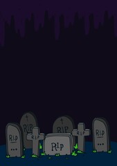 Illustrative image of graveyard