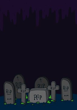 Illustrative image of graveyard