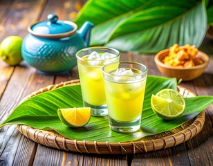 Fototapeta premium es teler, indonesian traditional drink, food photography