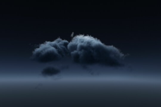 Fototapeta Scenic view of white cloudscape
