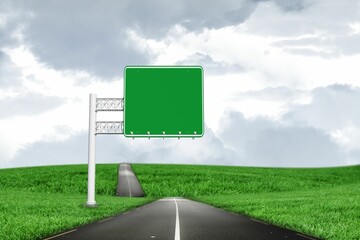 Road leading out to the horizon