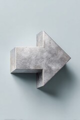 Obraz premium Premium Modern Metal Arrow Graphic for Dare Day and Pride Month Authentic Summer Motivation for Young Professionals in Business and Social Media Marketing