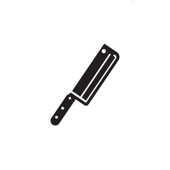 Kitchen axe line icon.