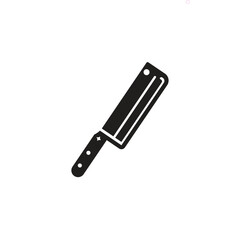Kitchen axe line icon.