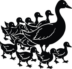 bird, animal, duck, vector, illustration, chicken, cartoon, silhouette, farm, goose, hen, nature, poultry, rooster, icon, feather, animals, art, drawing, beak, symbol, wild, birds, fowl, cute