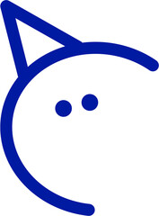 Simple Line Animal_Narwhal © Mangdo