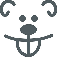 Simple Line Animal_Dog