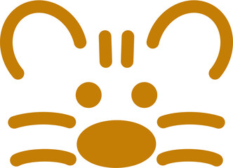 Simple Line Animal_Tiger