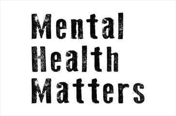 Mental Health Matters T shirt, Mental Health Awareness Svg, Anxiety Silhouett, Funny Depression Calligraphy t shirt design, Motivational Svg,vactor Illustration Art, Cricut Cut File 
