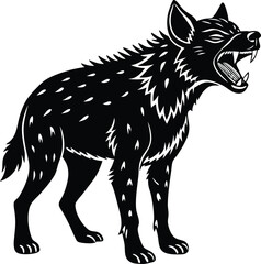 animal, vector, dog, mammal, illustration, wild, wolf, silhouette, black, wildlife, nature, white, lion, zoo, isolated, farm, animals, predator, pig, pet, black white, drawing, leopard, fur, cat