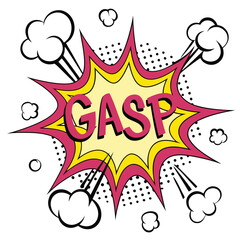 Obraz premium Colorful comic book explosion graphic