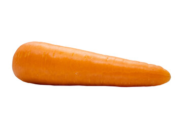 Carrot on white background, png