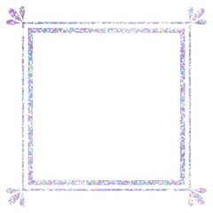 ホログラム箔_フレーム_四角