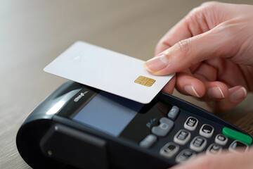 Making a Payment by Using a Credit Card at the Terminal