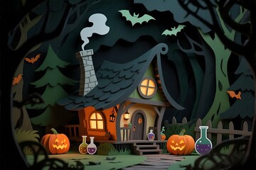 halloween night background