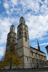 Grossmünster Church in Zürich