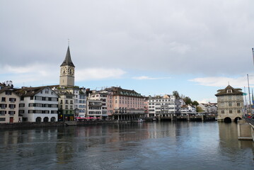 Fototapeta premium Zürich city view - Switzerland
