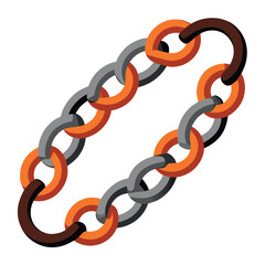 Obraz premium Abstract geometric pattern with bold color accents