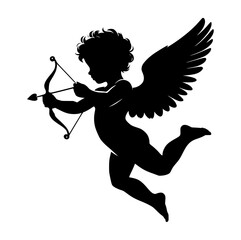 cupid with bow and arrow