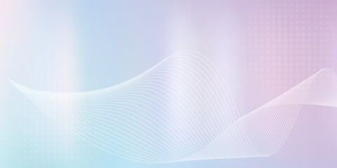 Soft Gradient Pastel Abstract Background with a dotted. Smooth dynamic wavy lines. Modern banner template design.