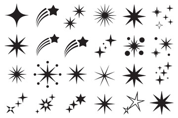
Doodle line sparkle, starburst elements. Hand drawn star, sparkle, burst, and shine icons for creative design for enhancing visuals.Sparkles Icon Set Vector Design.line sparkle vector set,