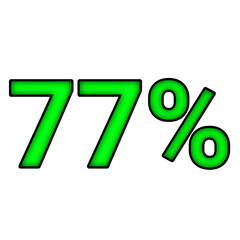 77% percent discount	