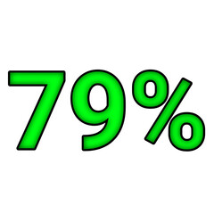 79% percent discount	