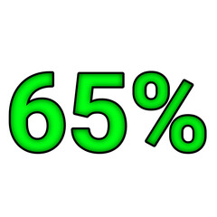 65% percent discount	