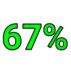 67% percent discount	