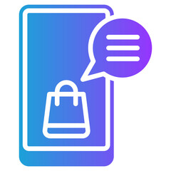 Shopping Feeds lineal color icon