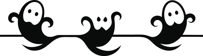 Halloween Border Element Design 