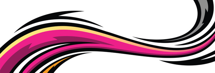 Modern Abstract Background for Car Wrap Branding and Automobile Sticker Decals Livery