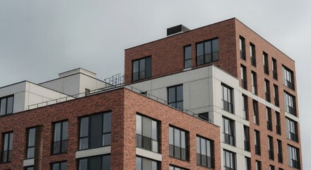 Obraz premium Modern residential building architecture