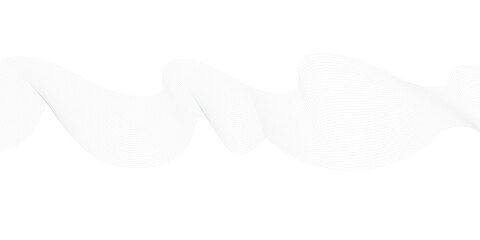 Thin wavy line abstract background. Wavy line horizontal divider outline minimalist background. Abstract black lines wave curve motion on white background. Vector Illustration. EPS10